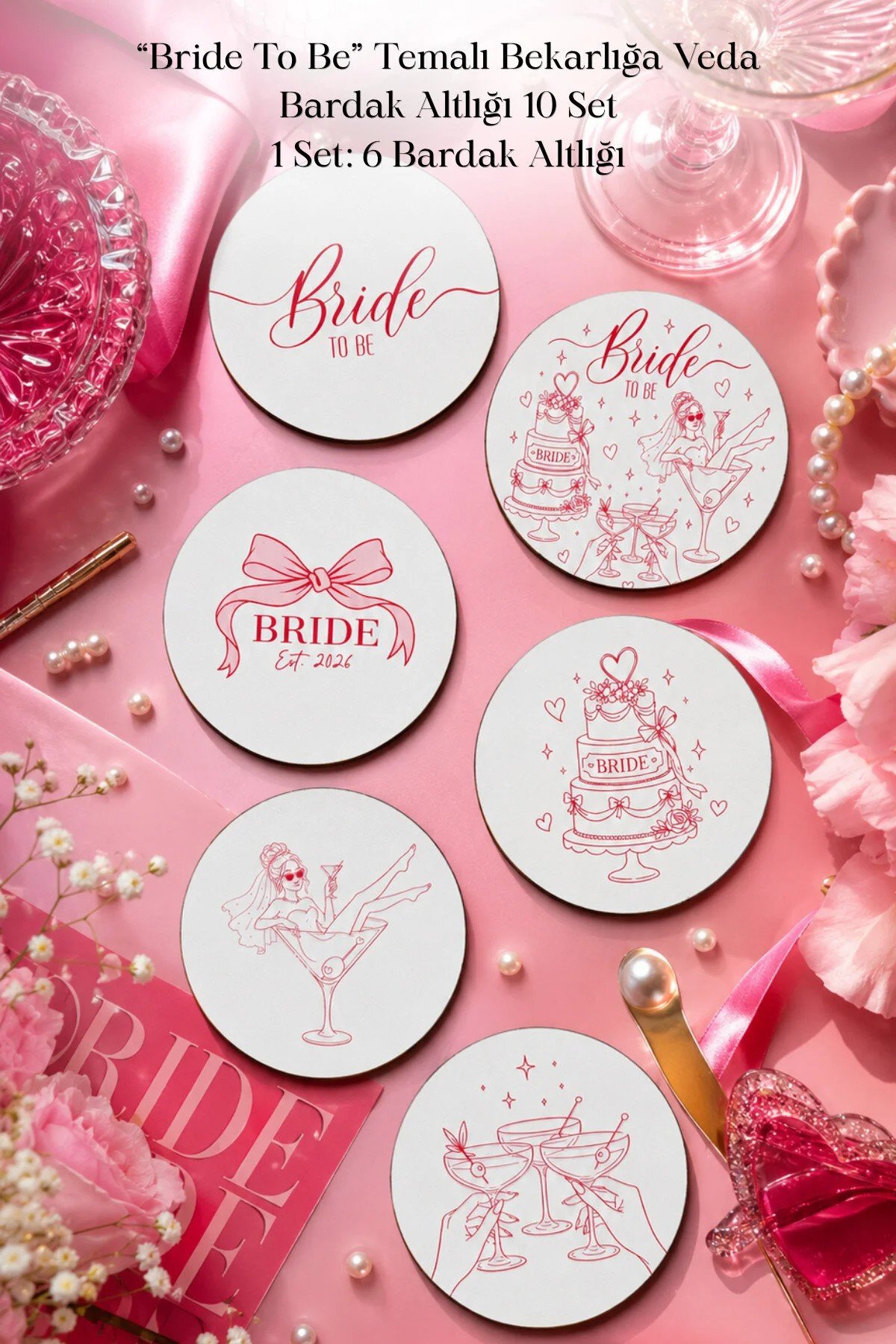 BYC03-004-01 La Dolce Vita Ceramic Coaster Set - Image 1